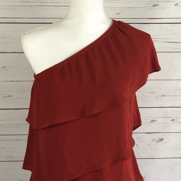 Alice + UO one shoulder ruffle dress XS - Picture 3 of 7